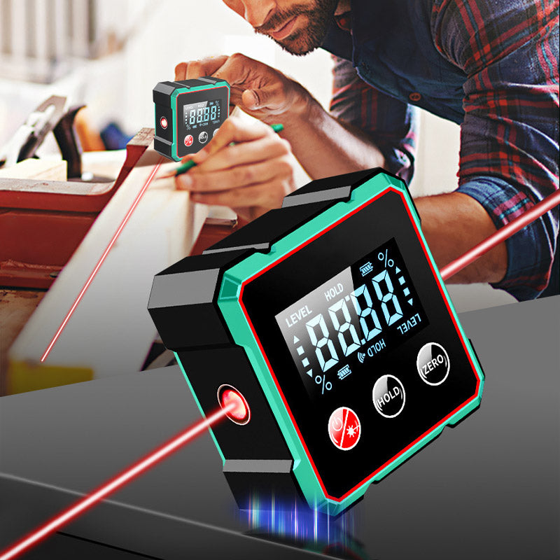 Vinklo™ | Magnetisk digital vinkelmätare med elektronisk lase