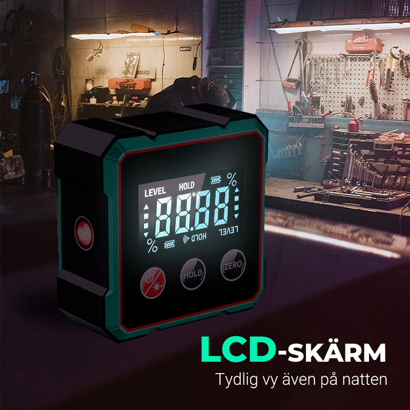 Vinklo™ | Magnetisk digital vinkelmätare med elektronisk lase