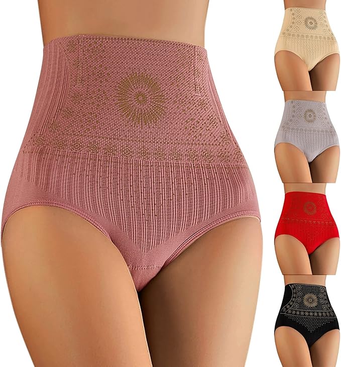 Confidette™ | 6-pack Andningsbara & Bekväma Höga Trosor med Magstöd