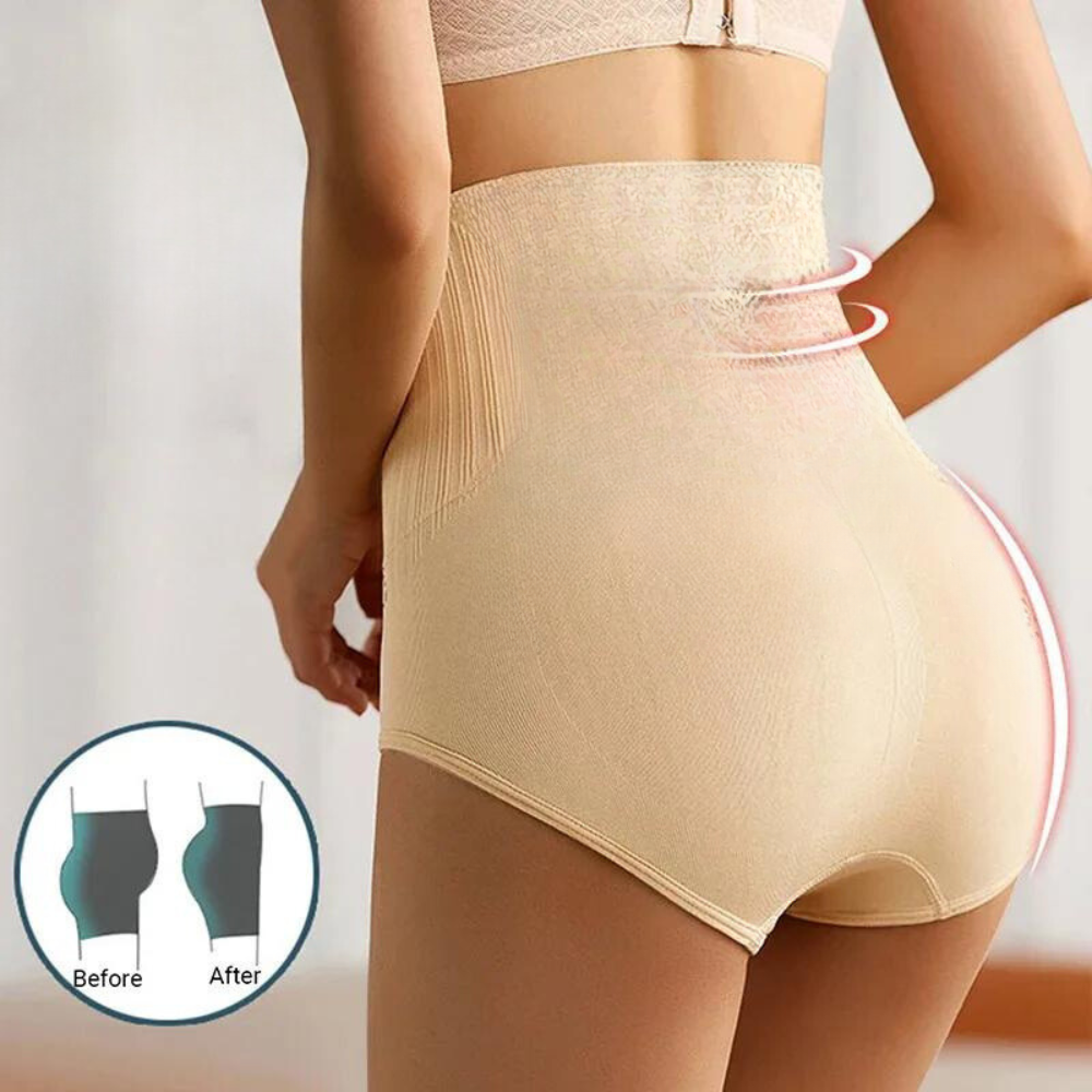 Confidette™ | 6-pack Andningsbara & Bekväma Höga Trosor med Magstöd