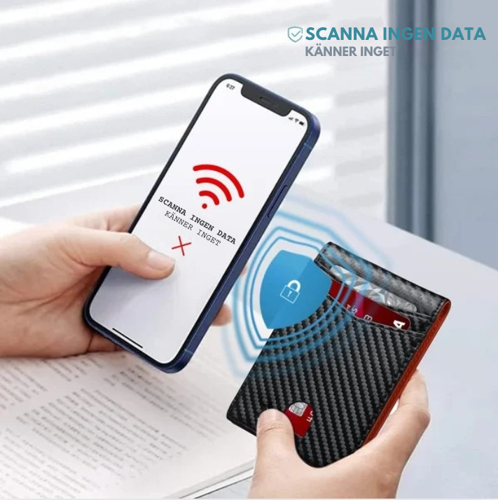 SlimGuard™ | Premium ultraslim och säker RFID-läderplånbok för män