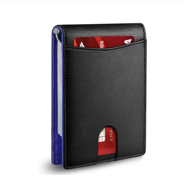 SlimGuard™ | Premium ultraslim och säker RFID-läderplånbok för män