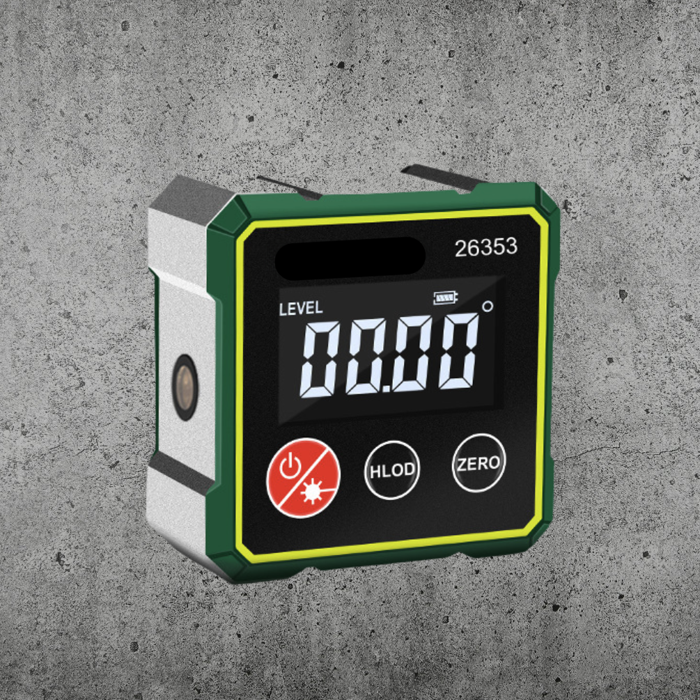 Vinklo™ | Magnetisk digital vinkelmätare med elektronisk lase