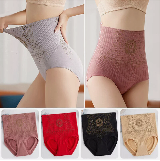Confidette™ | 6-pack Andningsbara & Bekväma Höga Trosor med Magstöd