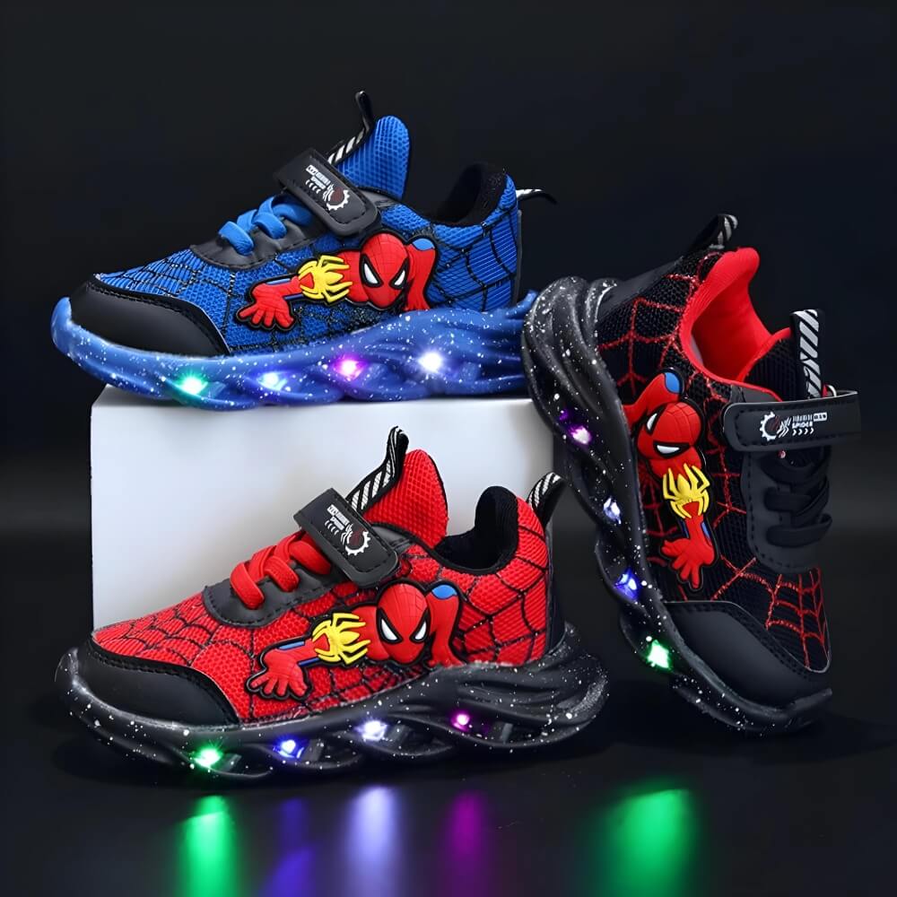 SpiderKicks™ | LED-upplysta Skor för Barn