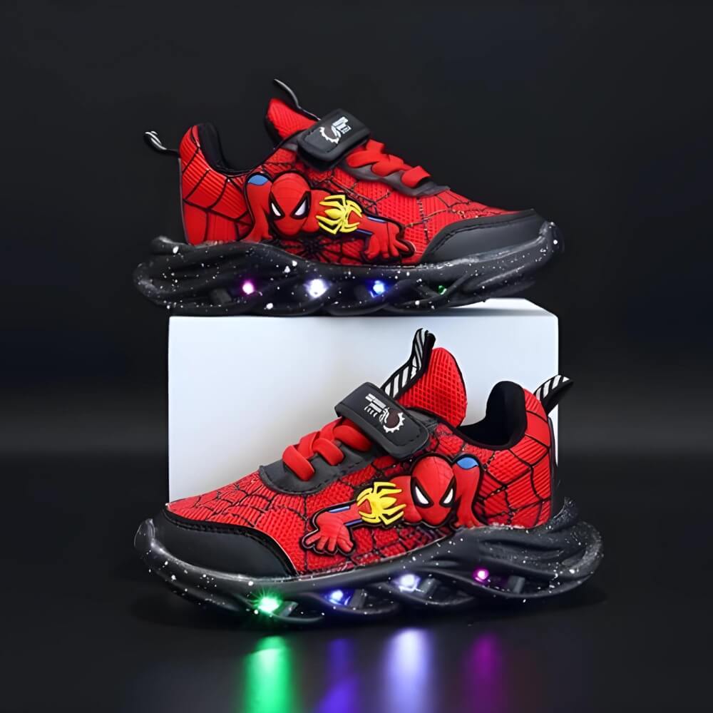 SpiderKicks™ | LED-upplysta Skor för Barn