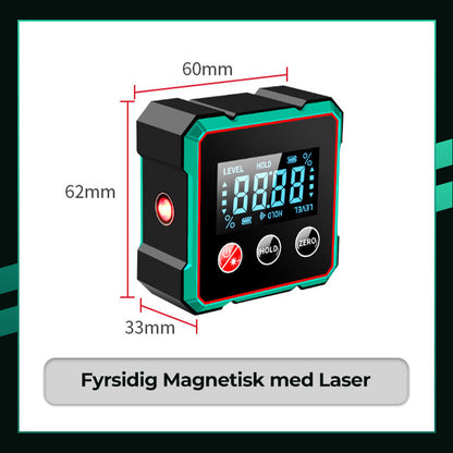Vinklo™ | Magnetisk digital vinkelmätare med elektronisk lase