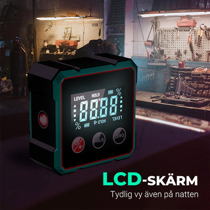 Vinklo™ | Magnetisk digital vinkelmätare med elektronisk lase