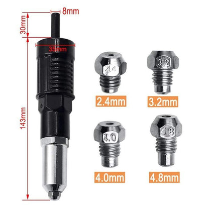 RivetAdapter™ | Professionell Nitar Pistol Adapter Kit