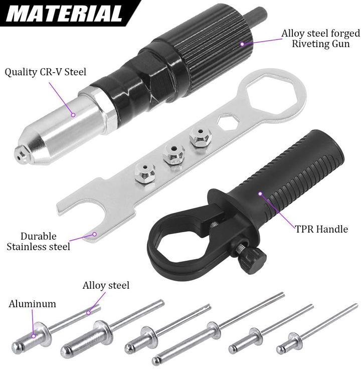 RivetAdapter™ | Professionell Nitar Pistol Adapter Kit