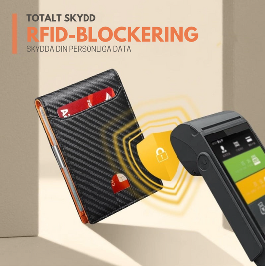 SlimGuard™ | Premium ultraslim och säker RFID-läderplånbok för män