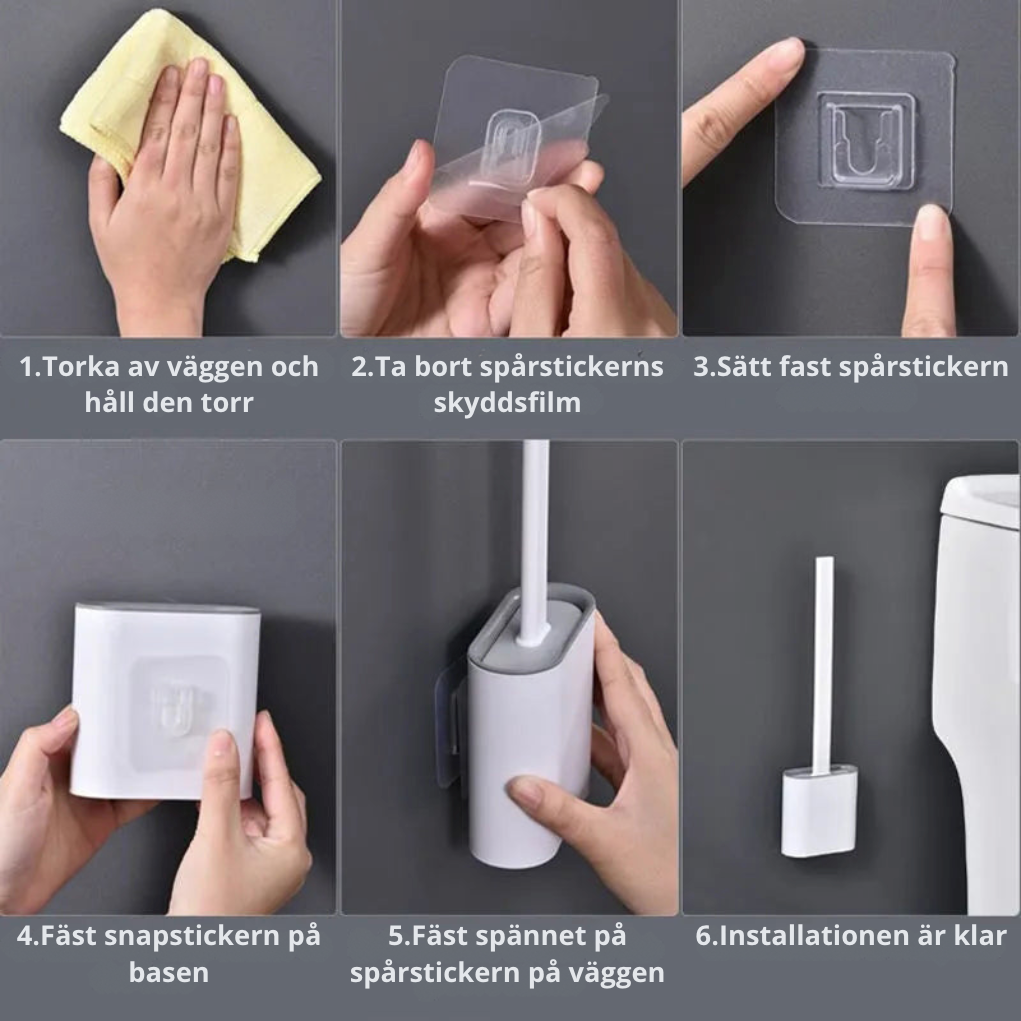 PureClean Pro™ | Hygien, effektivitet och enkelhet – den perfekta borsten för din toalett