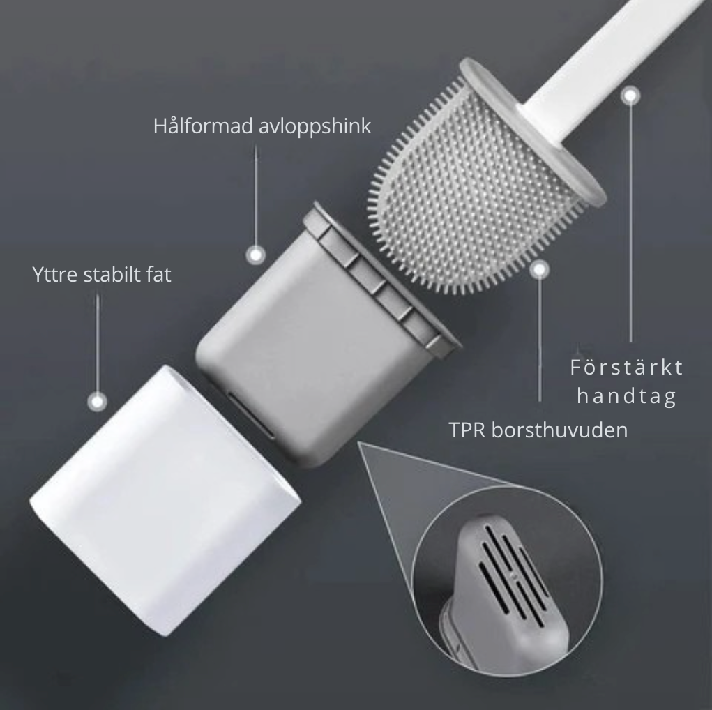 PureClean Pro™ | Hygien, effektivitet och enkelhet – den perfekta borsten för din toalett