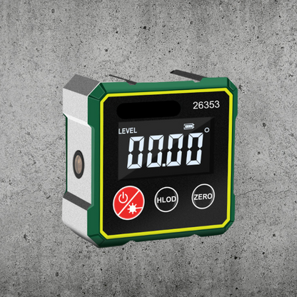 Vinklo™ | Magnetisk digital vinkelmätare med elektronisk lase